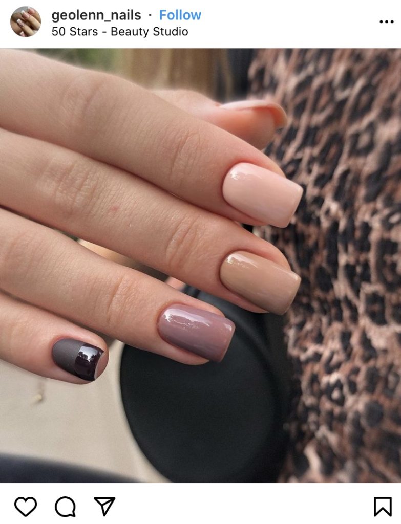 dégradé vernis