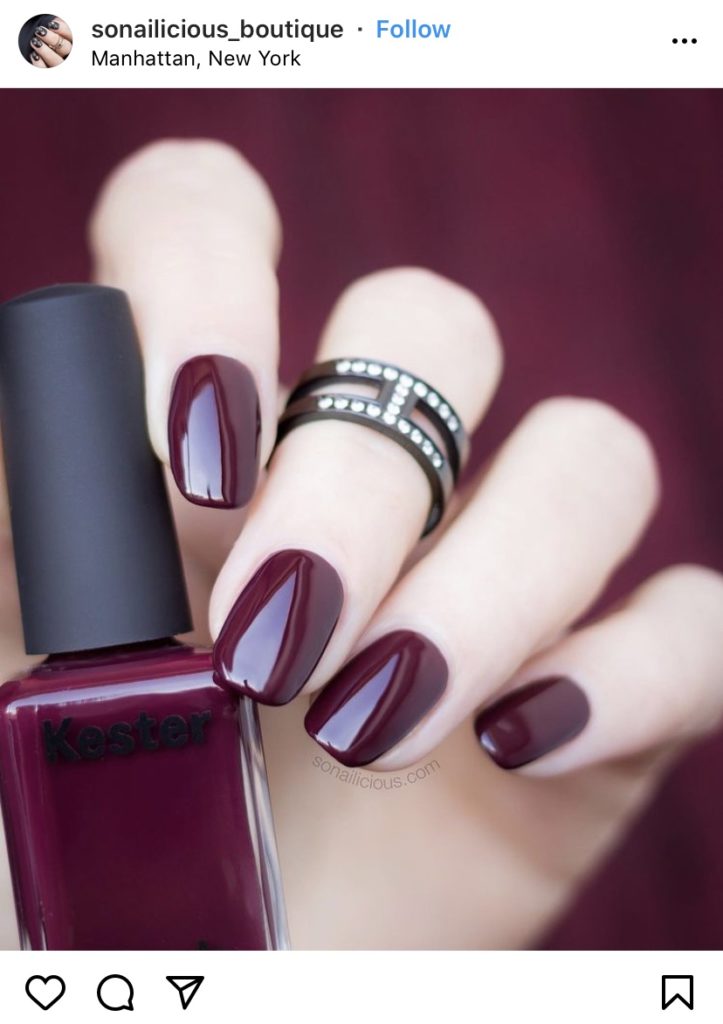vernis foncé