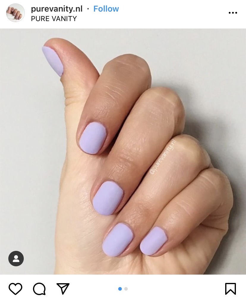 vernis mat lavande